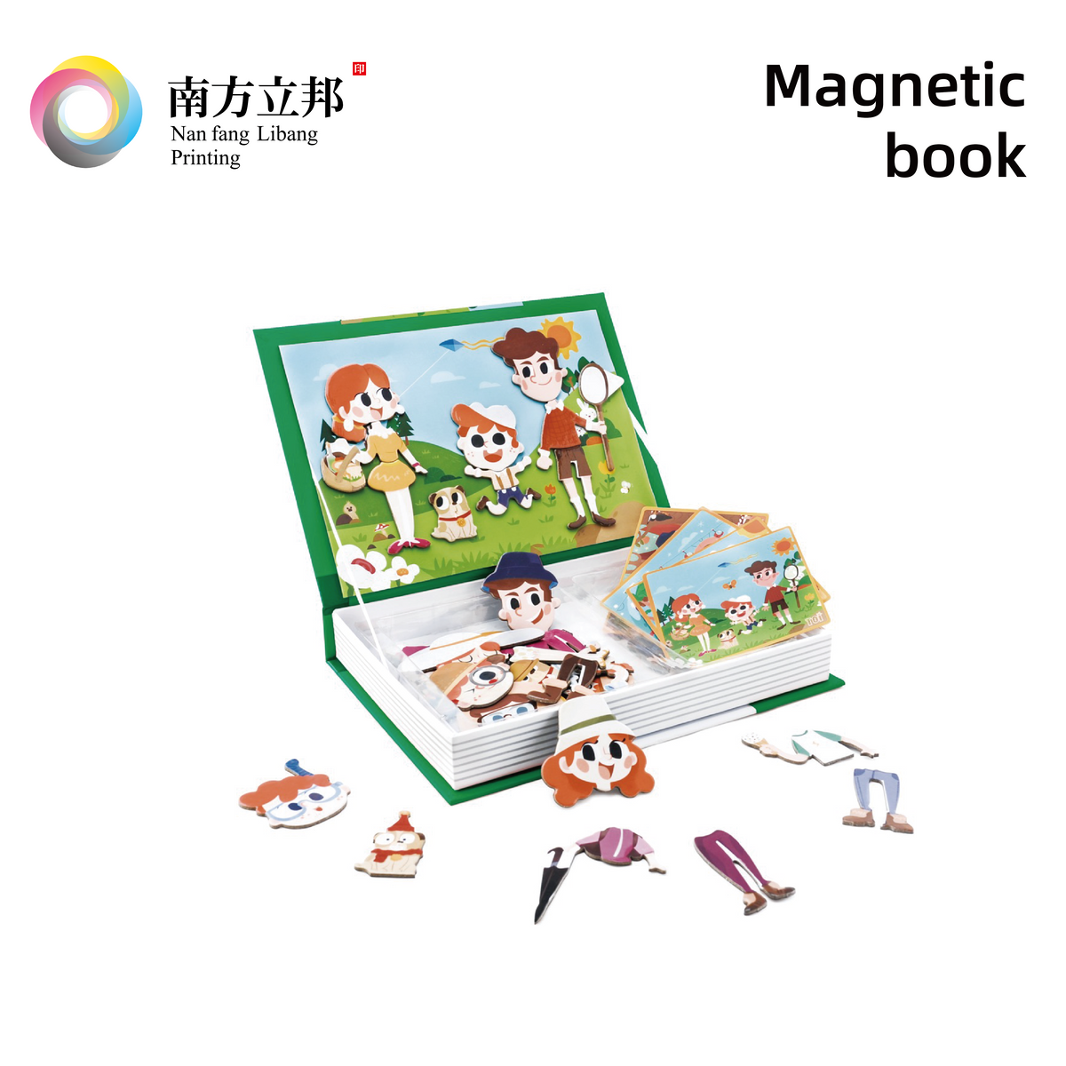 Magnetic book