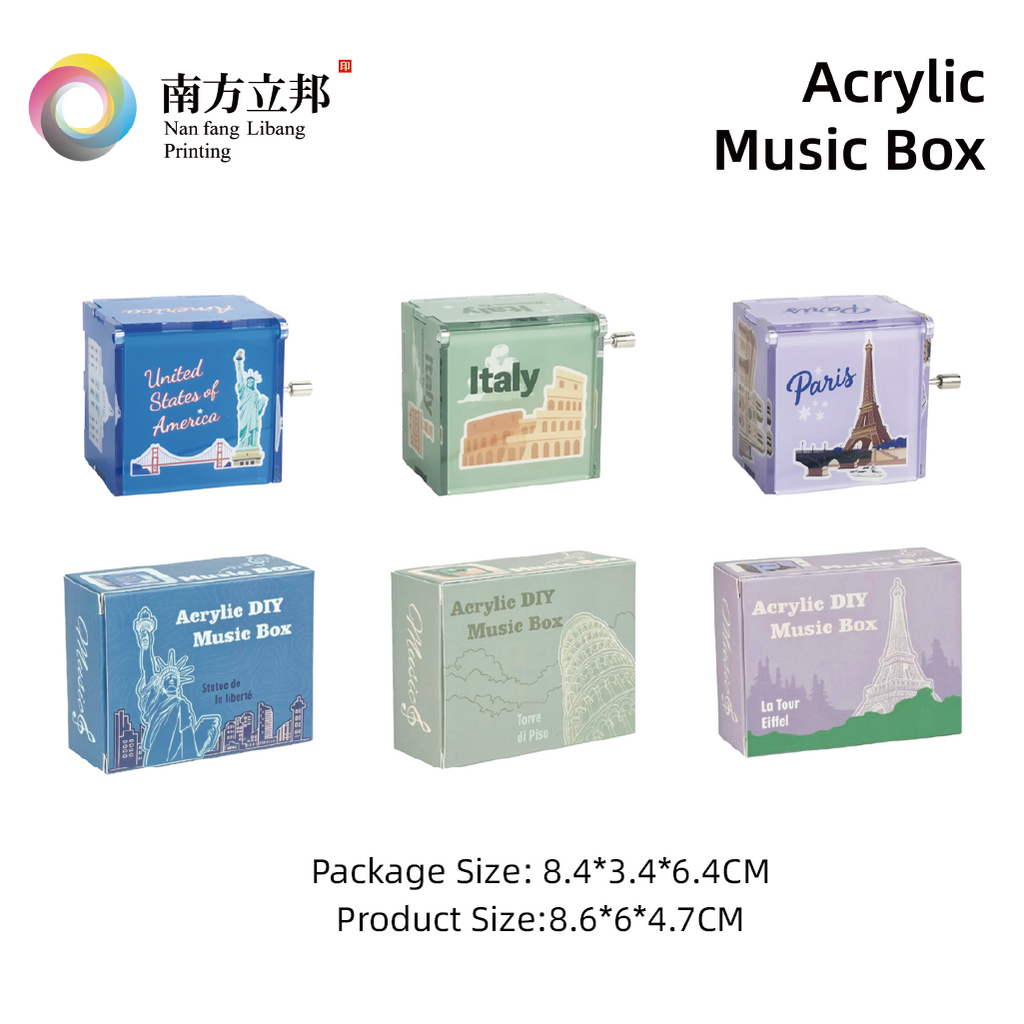 Acrylic Music Box-Travelling
