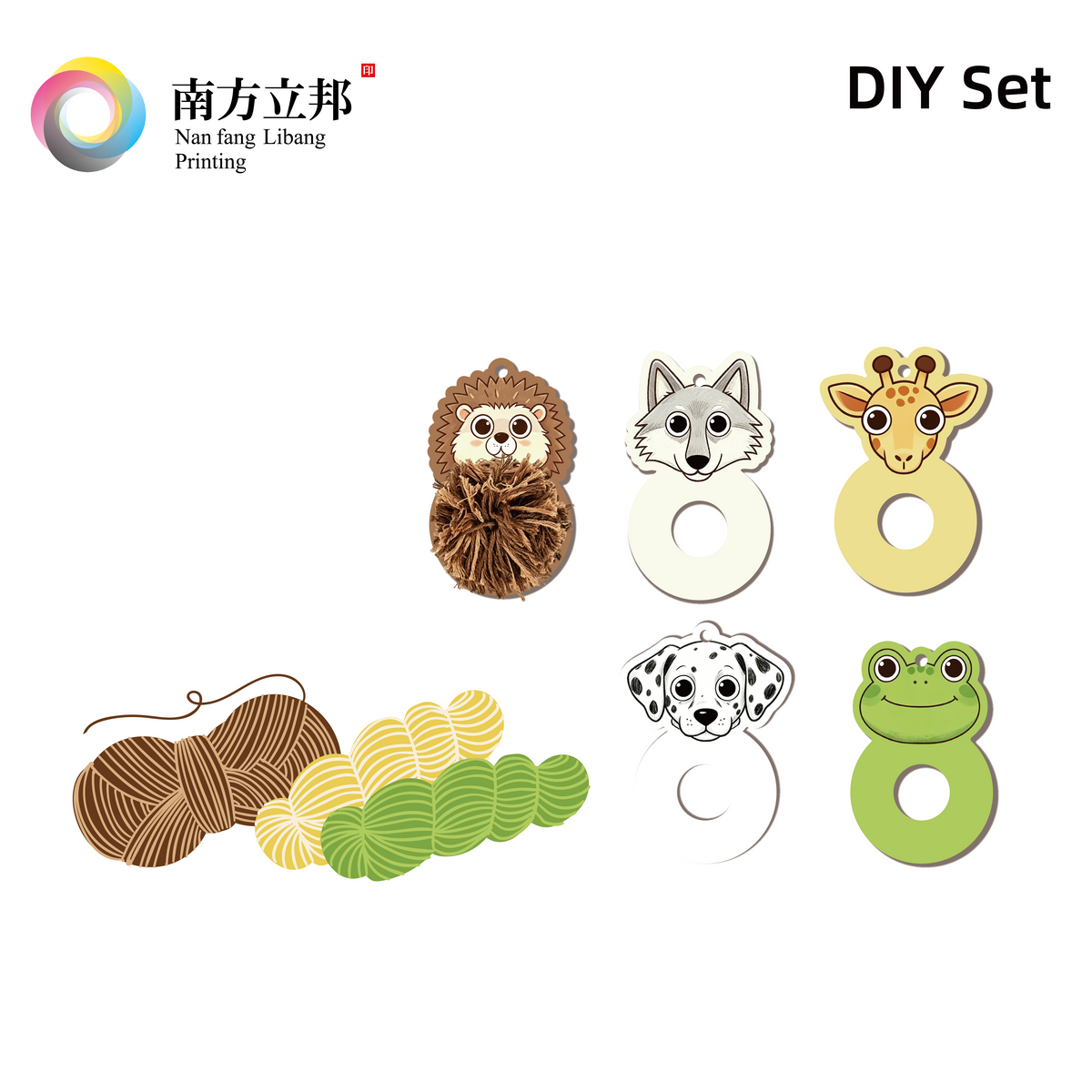 Pom-Pom Pendant Set