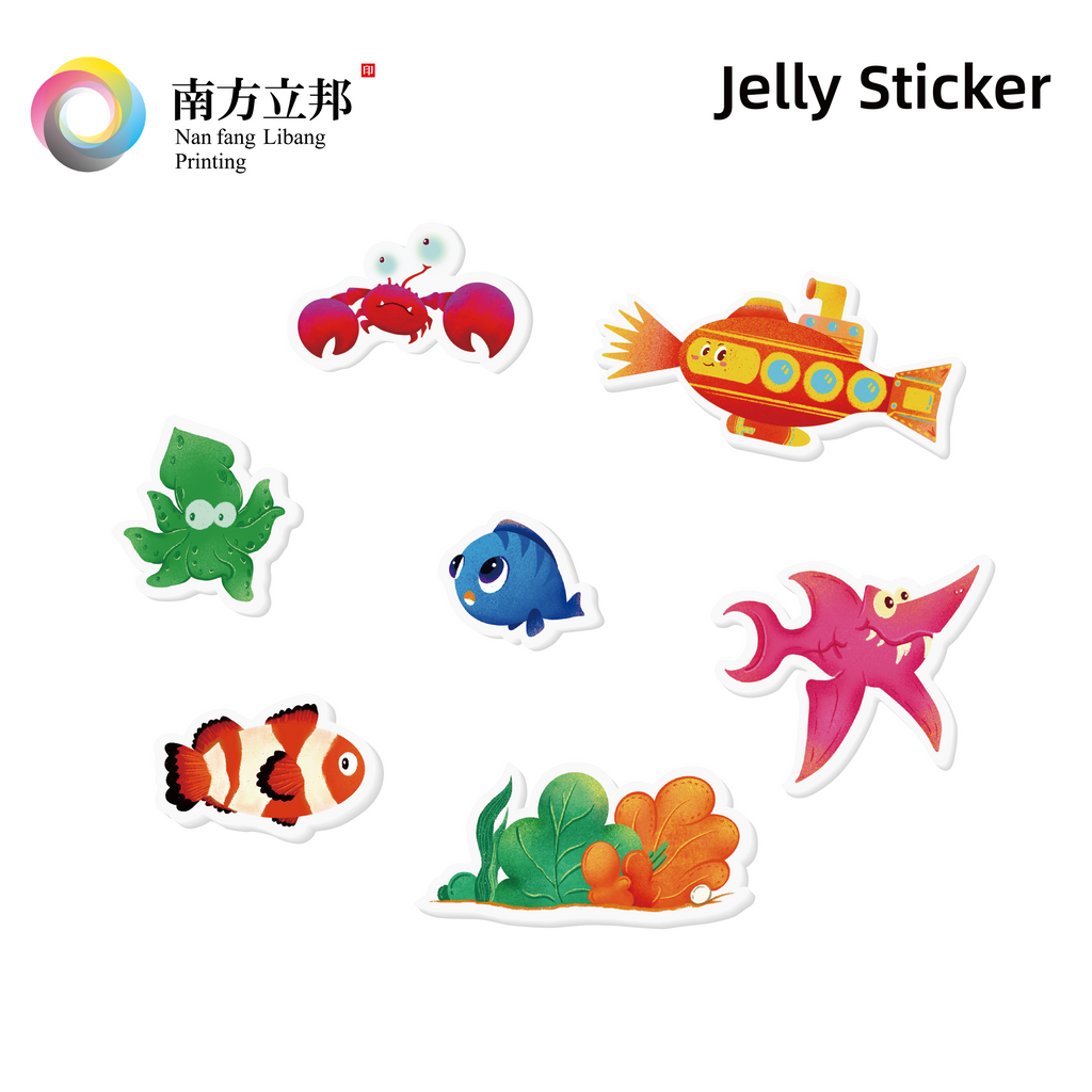 Jelly Sticker—Ocean Adventure