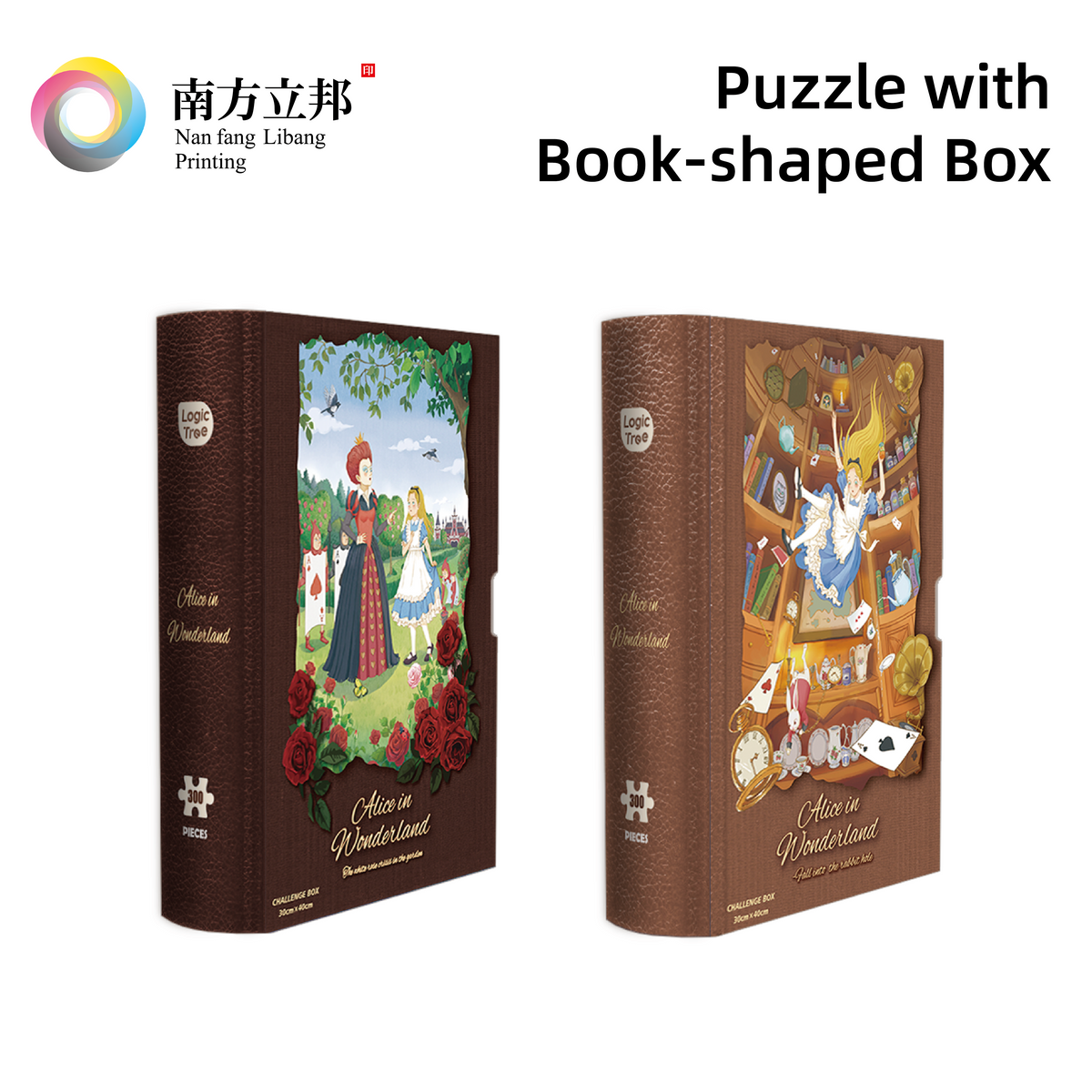 Puzzle with Book-shaped Box -300PCS