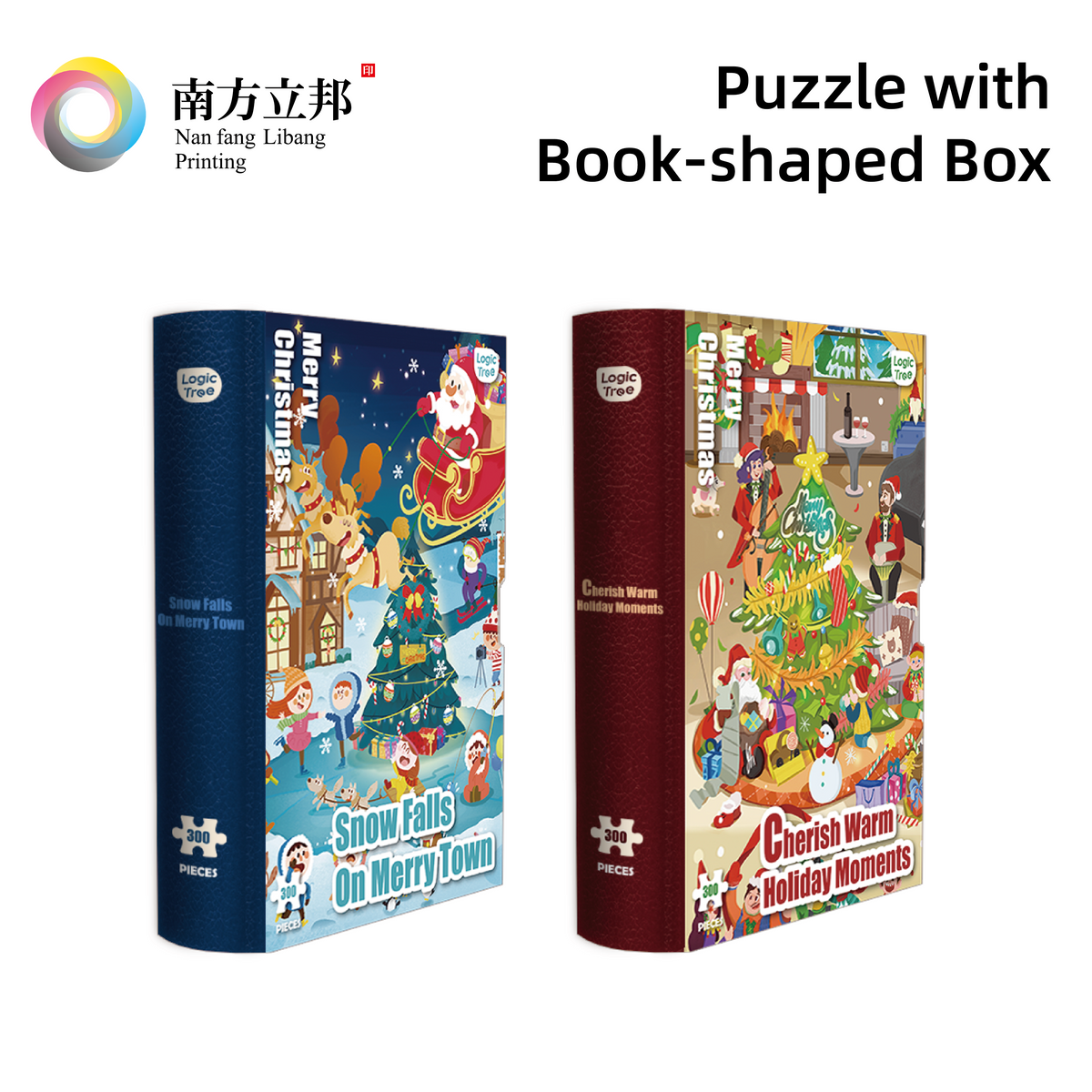 Puzzle with Book-shaped Box -300PCS