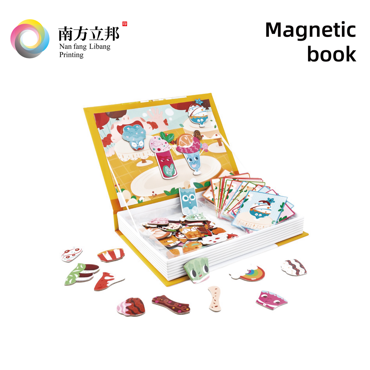 Magnetic book