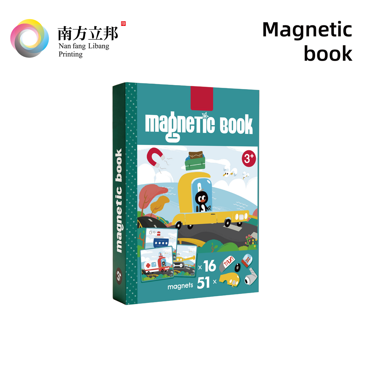 Magnetic book