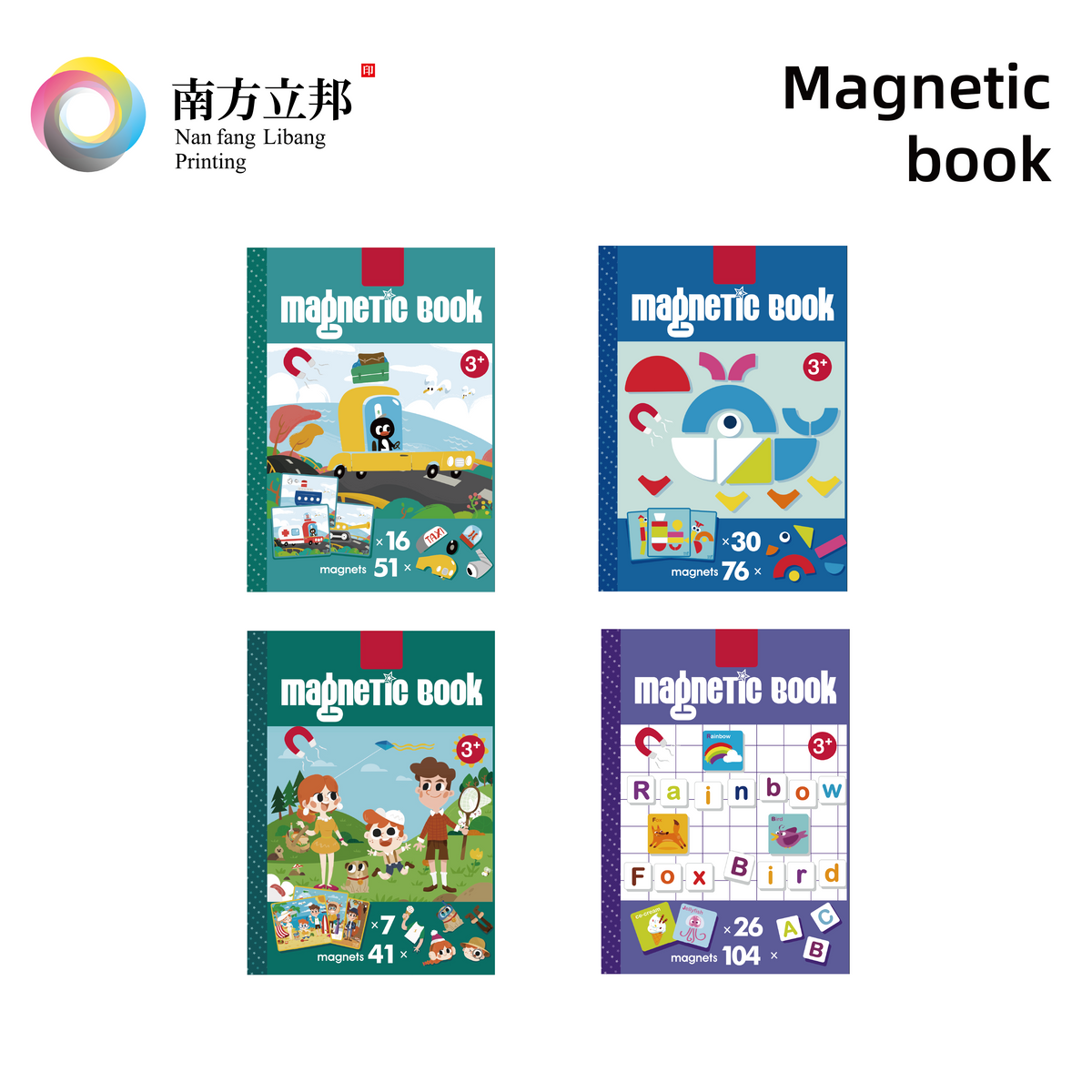 Magnetic book